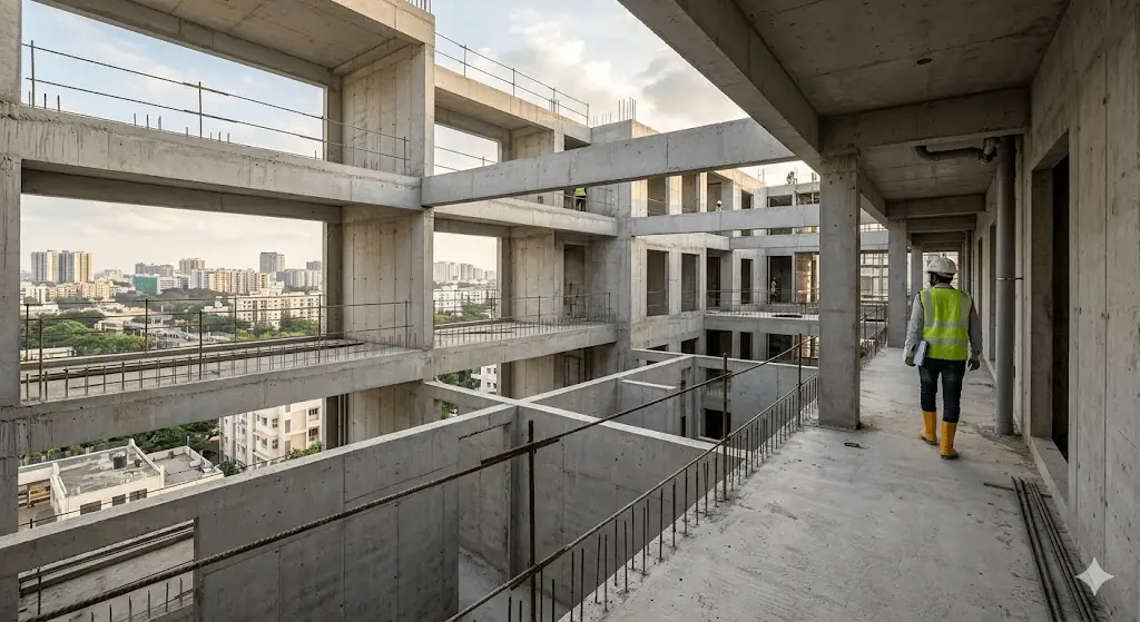 MIVAN construction system used in premium Bangalore apartments to improve structural quality, durability, and long-term performance