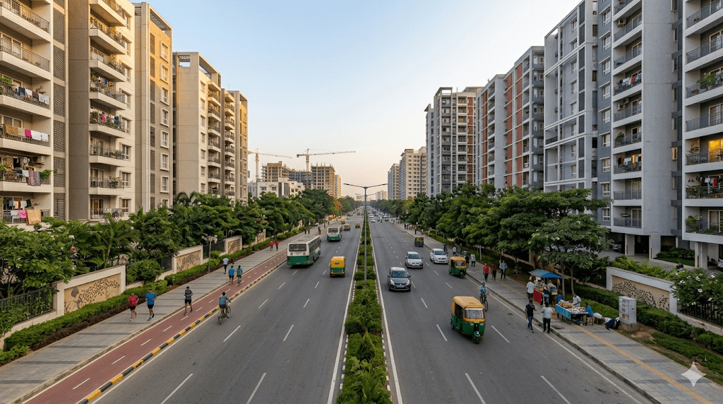 Residential apartment developments in Sarjapur Road Bangalore supporting long-term NRI real estate investment growth