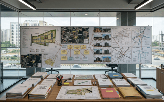 Comprehensive due diligence review of a Sarjapur Road apartment project including RERA, title verification, infrastructure, and compliance audits